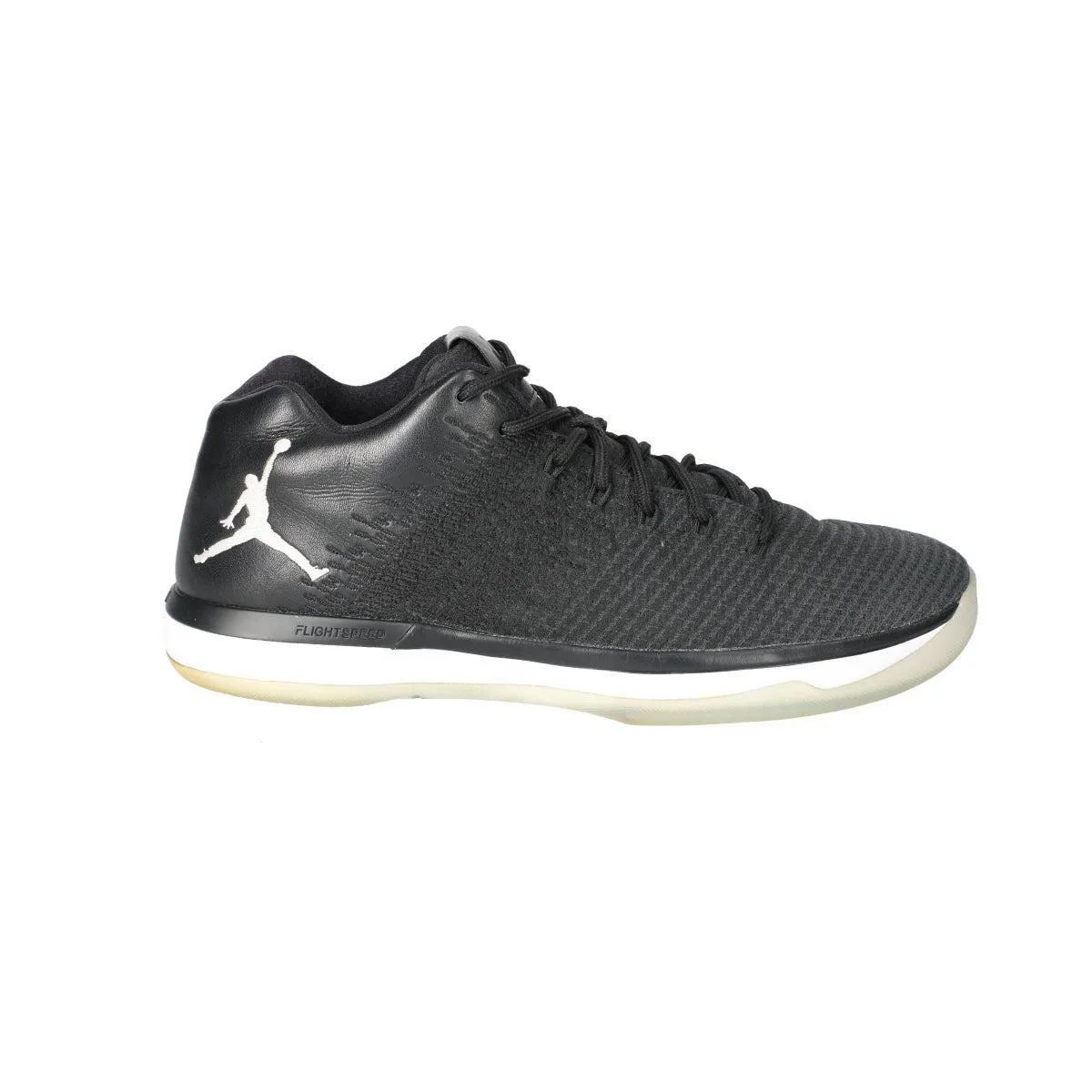 Air Jordan Xxx1 High-Top Sneakers Leather Black Colour For Men