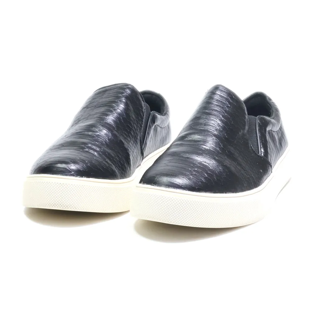 Aldo Low-Top Sneakers Leather Black Colour For Women