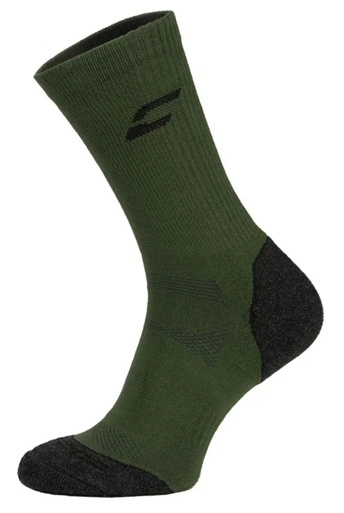 COMODO - Trekking Performance Socks (6-8 / Khaki Green - Black)