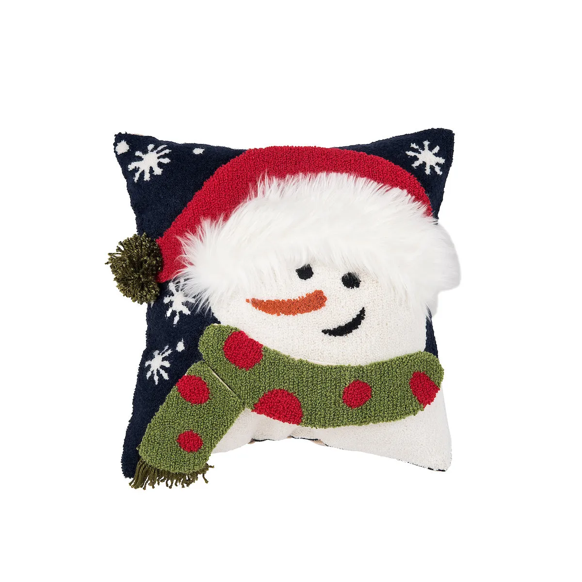 Happy Snowman Pillow