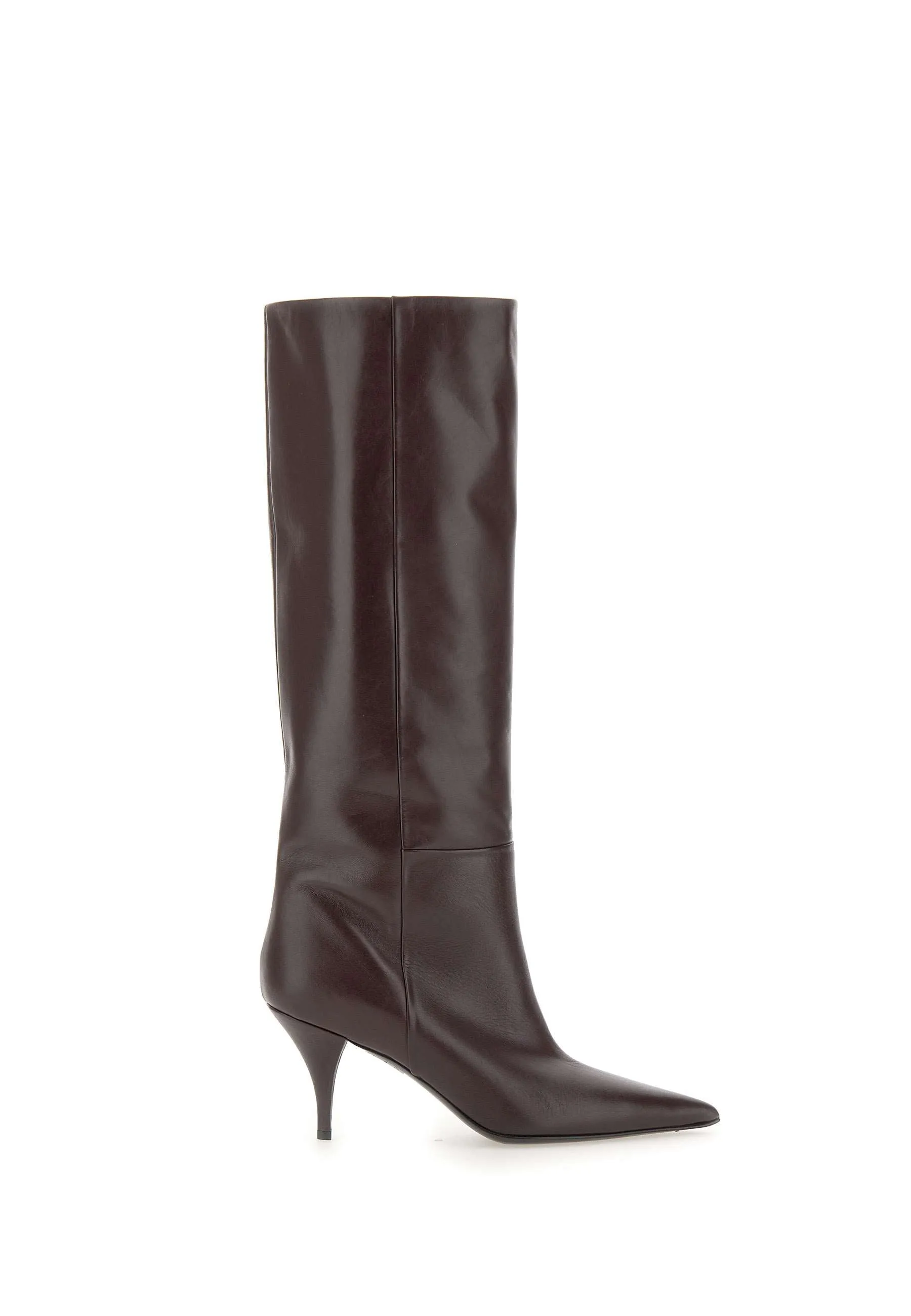 Karin Deep Burgundy High Heel Boots