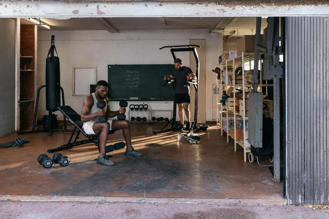 Mancuerna Hexagonal Cross Training/Musculación Hex Dumbbell Negro 15 kg