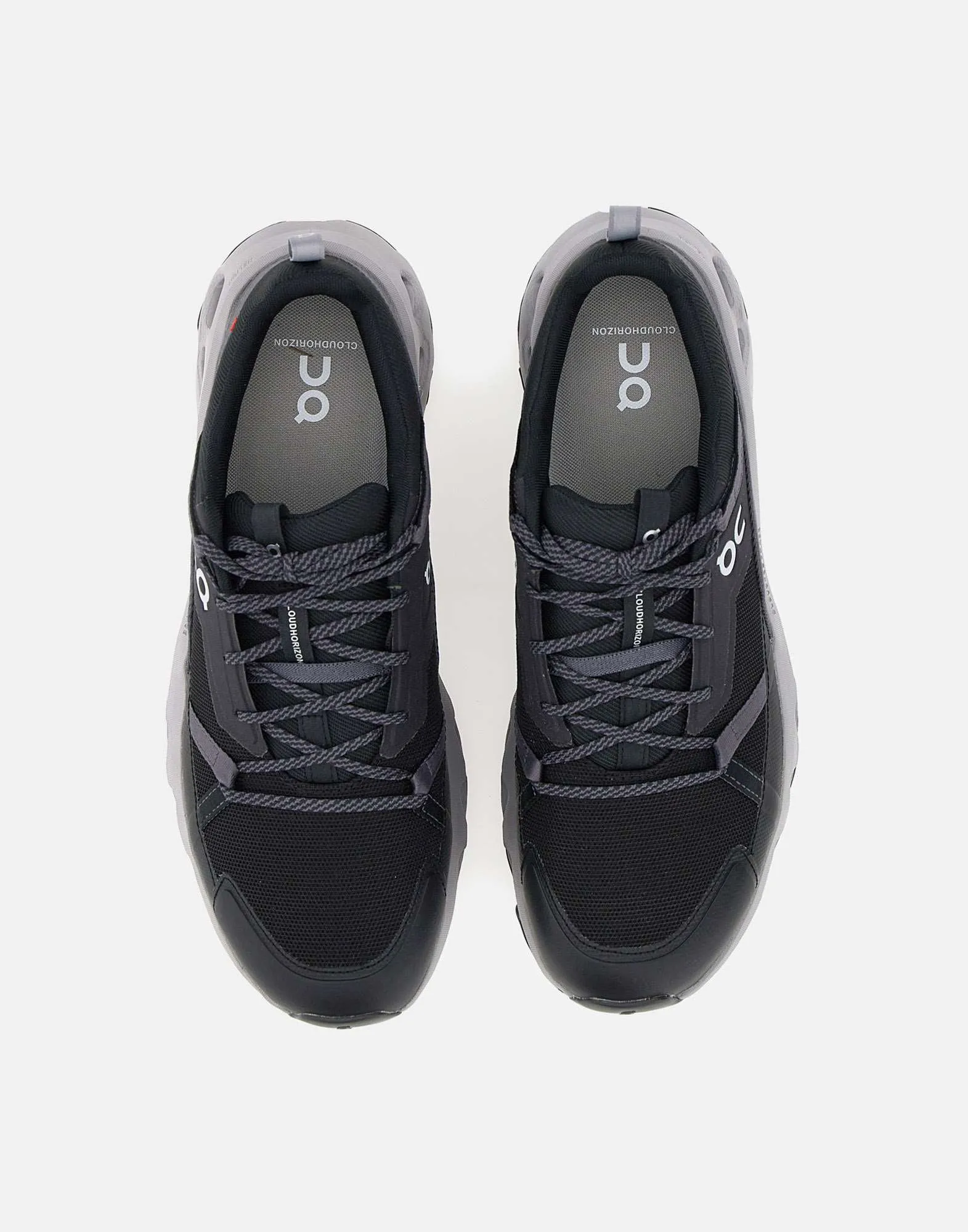 Men's Black and Grey Trekking Sneakers