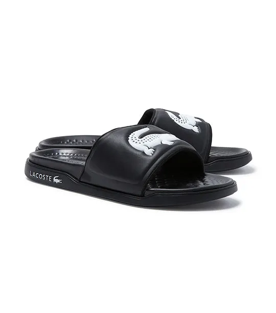 Men's Croco Dualiste Slides Black/White