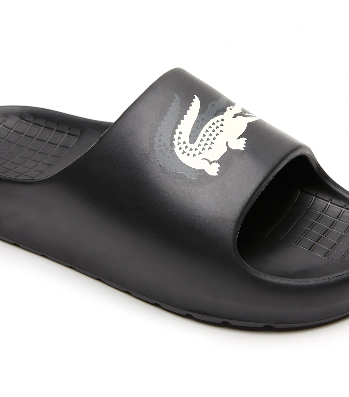 Men's Lacoste Serve Slide 2.0 Evo Synthetic Slides black/off White