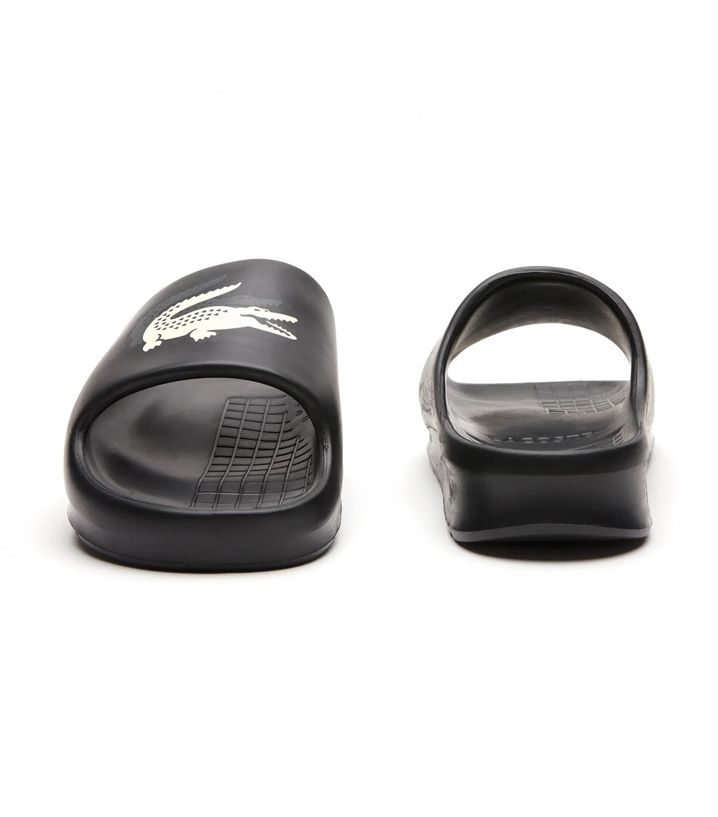 Men's Lacoste Serve Slide 2.0 Evo Synthetic Slides black/off White