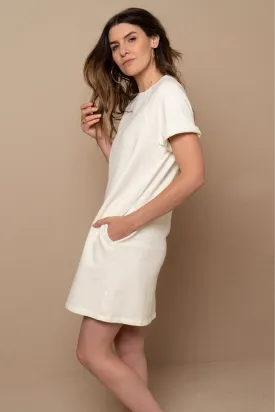 Short Sleeve Sweatshirt Dress