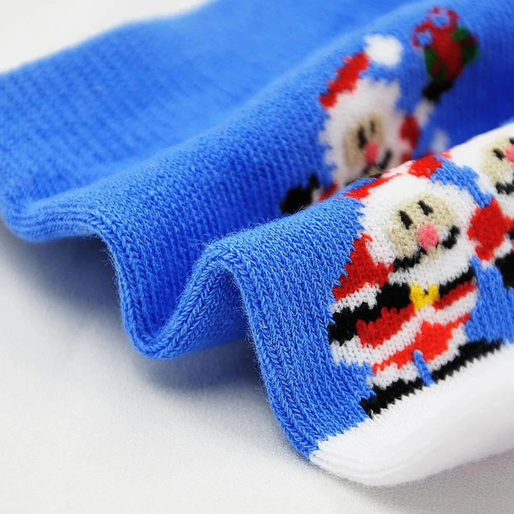 ZFSOCK 5 Pairs of Christmas Crew Socks for Women